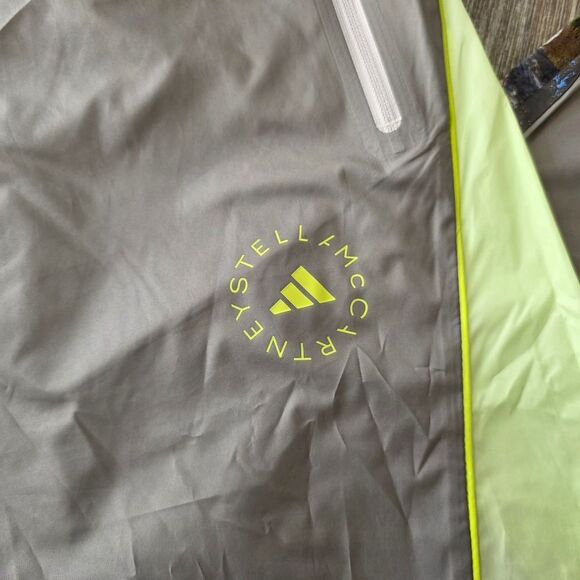 Adidas by Stella McCartney Earth Collage Woven Track Pants Women's Medium M Grey - Picture 10 of 16